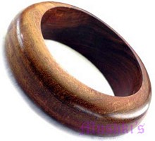 wooden bangle - click here for large view