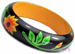 wooden bangle - click here for large view