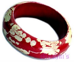 wooden bangle - click here for large view
