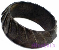 wooden bangle - click here for large view