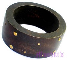 wooden bangle - click here for large view