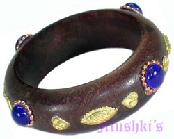 wooden bangle - click here for large view