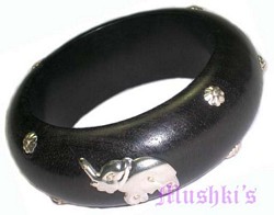 wooden bangle - click here for large view