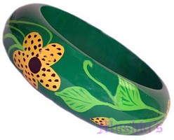 wooden bangle - click here for large view