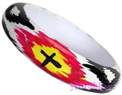 wooden bangle - click here for large view