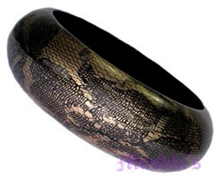 wooden bangle - click here for large view