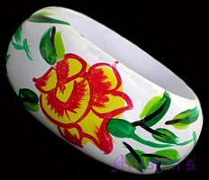 wooden bangle - click here for large view