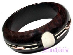 wooden bangle - click here for large view