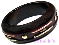 wooden bangle - click here for large view