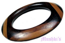 wooden bangle - click here for large view