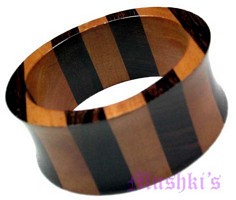 wooden bangle - click here for large view
