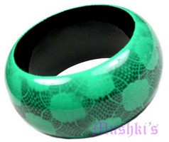 wooden bangle - click here for large view