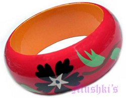 wooden bangle - click here for large view