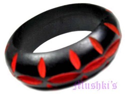 wooden bangle - click here for large view
