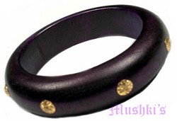 wooden bangle - click here for large view