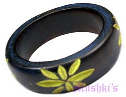 wooden bangle - click here for large view