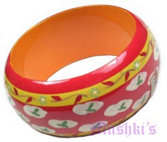 wooden bangle - click here for large view