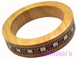 Wooden Bangle - click here for large view