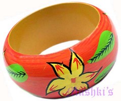 Wooden Bangle - click here for large view