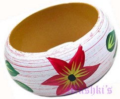 Wooden Bangle - click here for large view