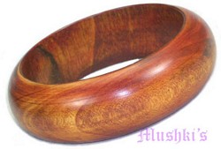 Wooden Bangle - click here for large view