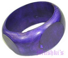 Wooden Bangle - click here for large view