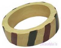 Wooden Bangle - click here for large view