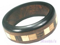 Wooden Bangle - click here for large view