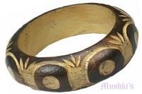 Wooden Bangle - click here for large view