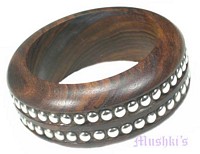 Wooden Bangle - click here for large view
