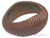 Wooden Bangle - click here for large view