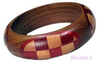 Wooden Bangle - click here for large view