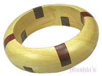 Wooden Bangle - click here for large view