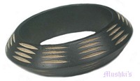 Wooden Bangle - click here for large view