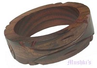 Wooden Bangle - click here for large view