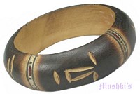 Wooden Bangle - click here for large view