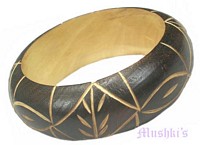 Wooden Bangle - click here for large view