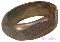 Wooden Bangle - click here for large view
