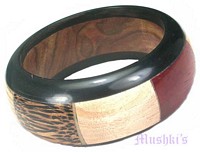 Wooden Bangle - click here for large view