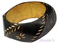 Wooden Bangle - click here for large view