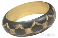 Wooden Bangle - click here for large view