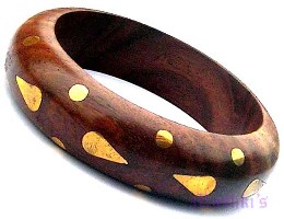 Wooden Bangle - click here for large view