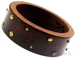 Wooden Bangle - click here for large view