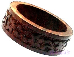 Wooden Bangle - click here for large view