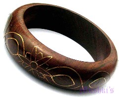 Wooden Bangle - click here for large view