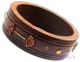 Wooden Bangle - click here for large view