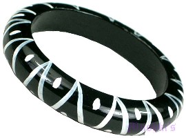 Wooden Bangle - click here for large view