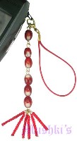 Indian beaded mobile charms - click here for large view