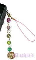 Indian beaded mobile charms - click here for large view