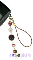 Indian beaded mobile charms - click here for large view